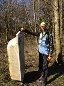 Who would dump a bath in such a nice area?