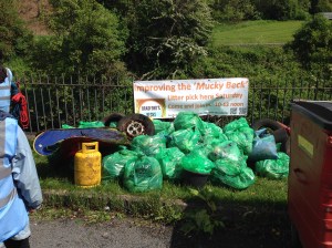 The rubbish we found.